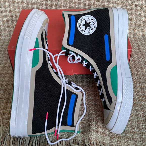 Converse Chuck 70 - Trail Hi Black/String/Digital Blue MEN`S - Picture 12 of 16